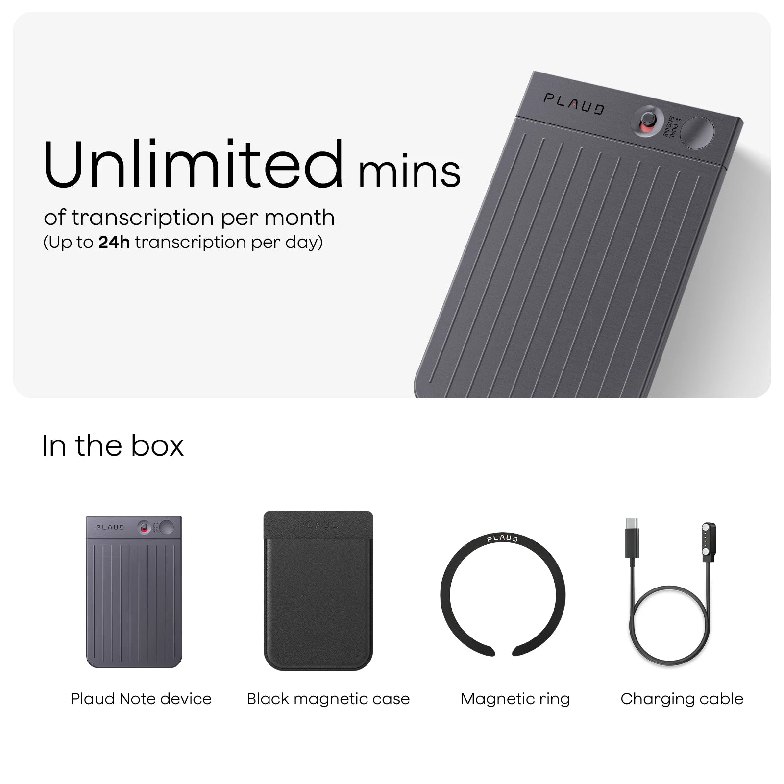 Plaud Note & AI Annual Unlimited Plan